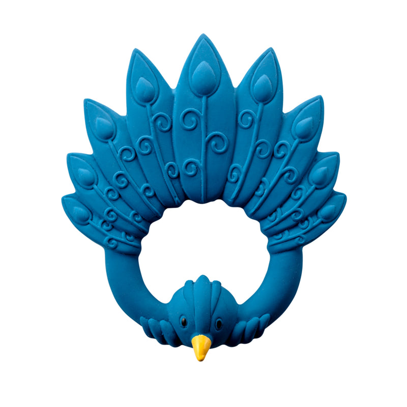 Teether Peacock - Blue