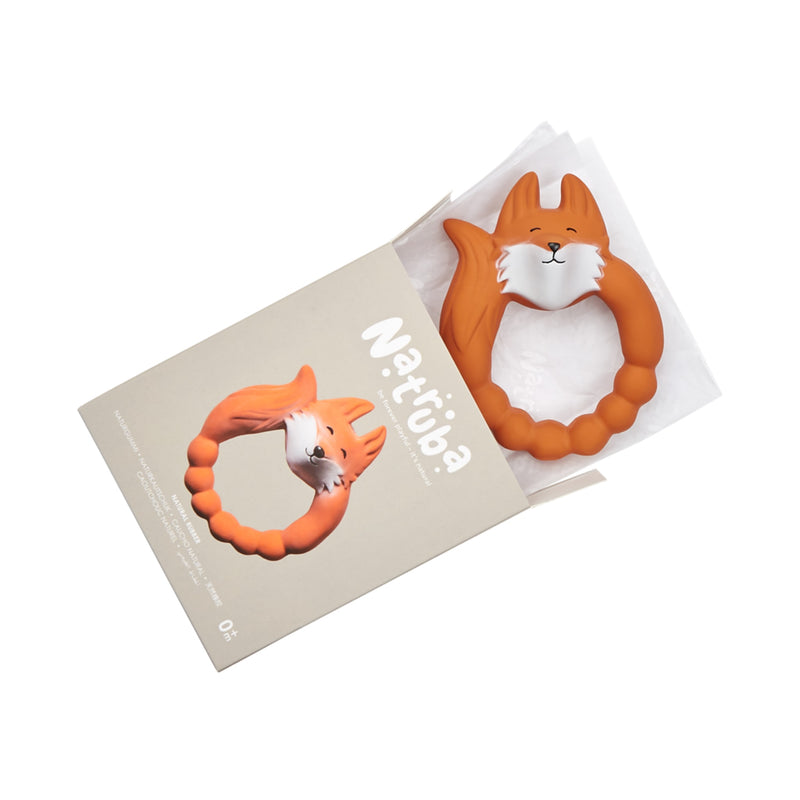 Teether Fox - Orange